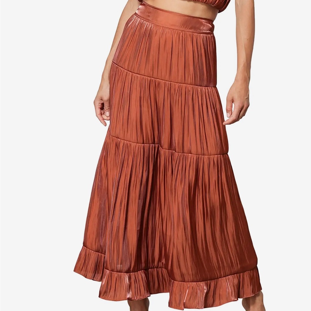 Line & Dot Danielle Midi Skirt